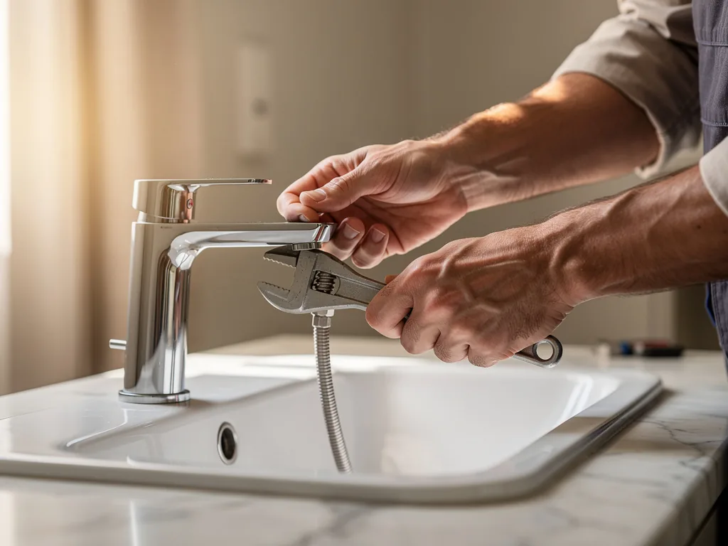 Intervention plombier à Brunoy : artisan au travail